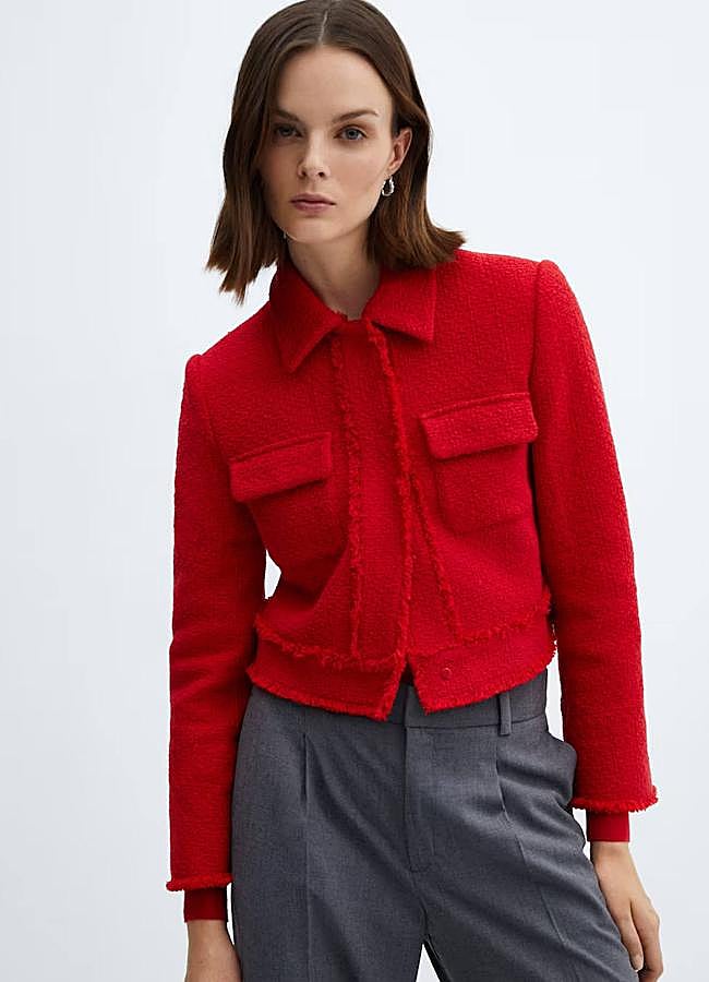 Imagen - Chaqueta roja de tweed