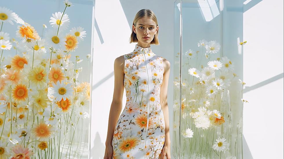 Imagen de la colección creada con inteligencia artificial de Desigual.