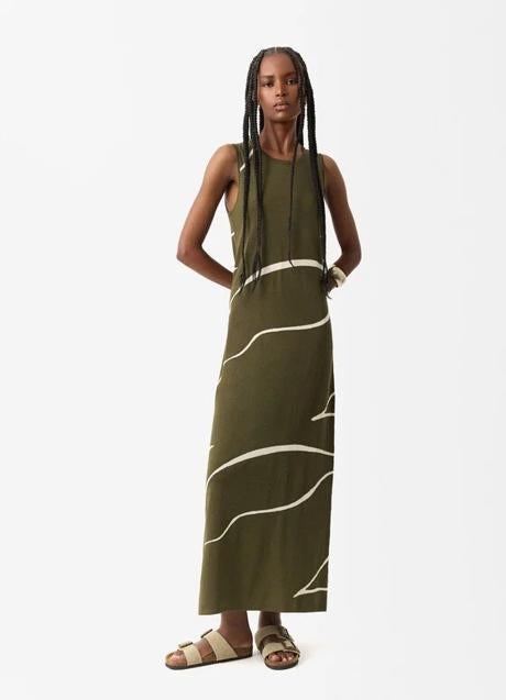 Imagen - Vestido verde caqui de Parfois (39,99 euros)