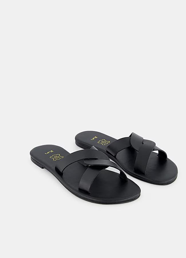 Imagen - Sandalias de piel con tiras delanteras de Hipercor.