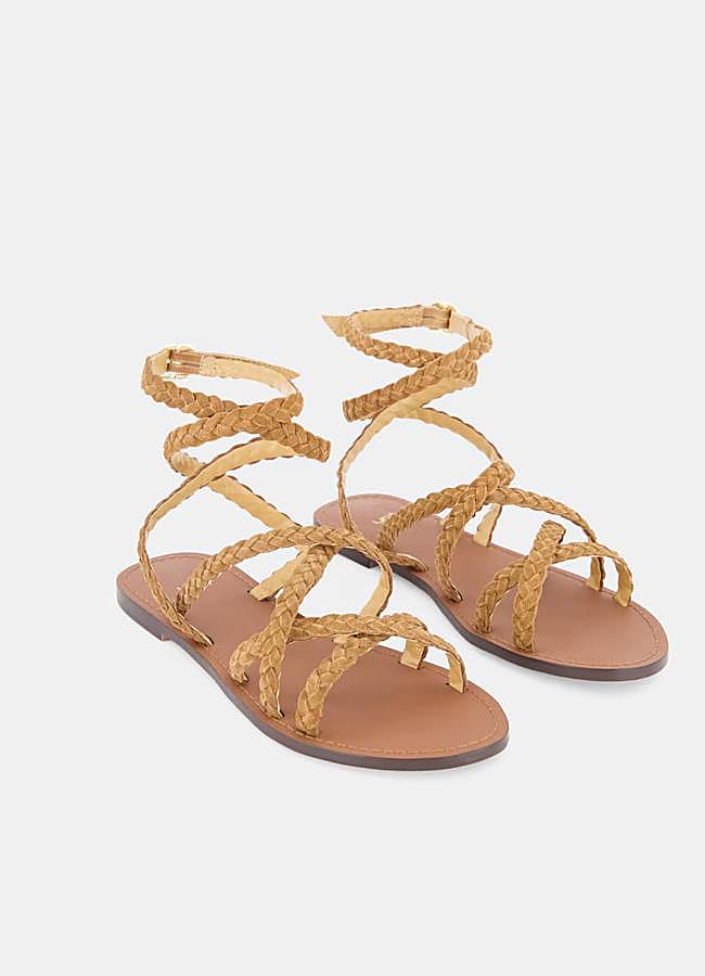 Imagen - Sandalias romanas con tiras cruzadas de Hipercor.