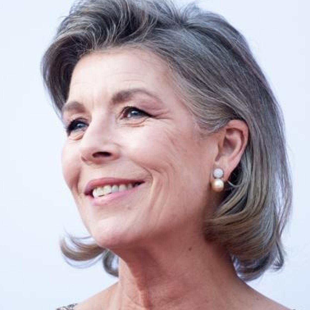 Carolina de Mónaco con un corte bob.