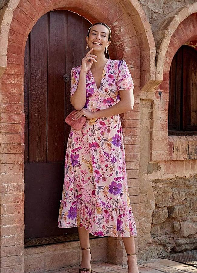 Imagen - Vestido de invitada con estampado de flores
