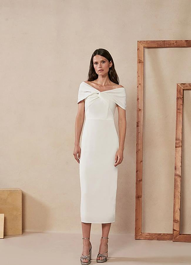 Imagen - Vestido con escote barco de Bimani. 