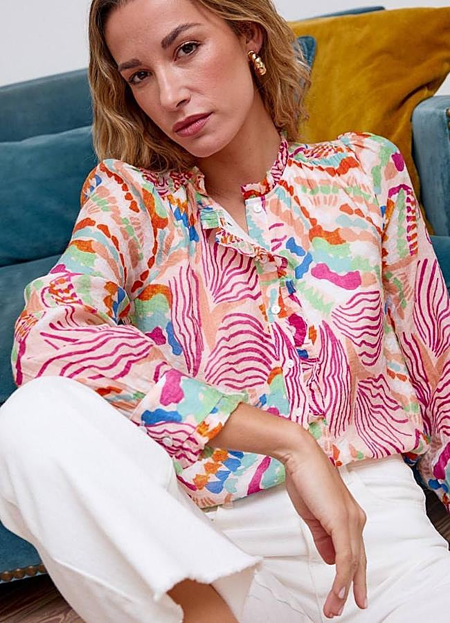 Imagen - Camisa de colores con estampado