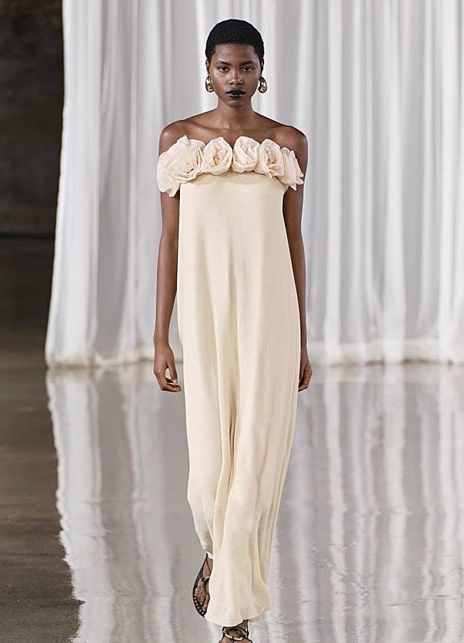 Imagen - Vestido de punto con flores 3D