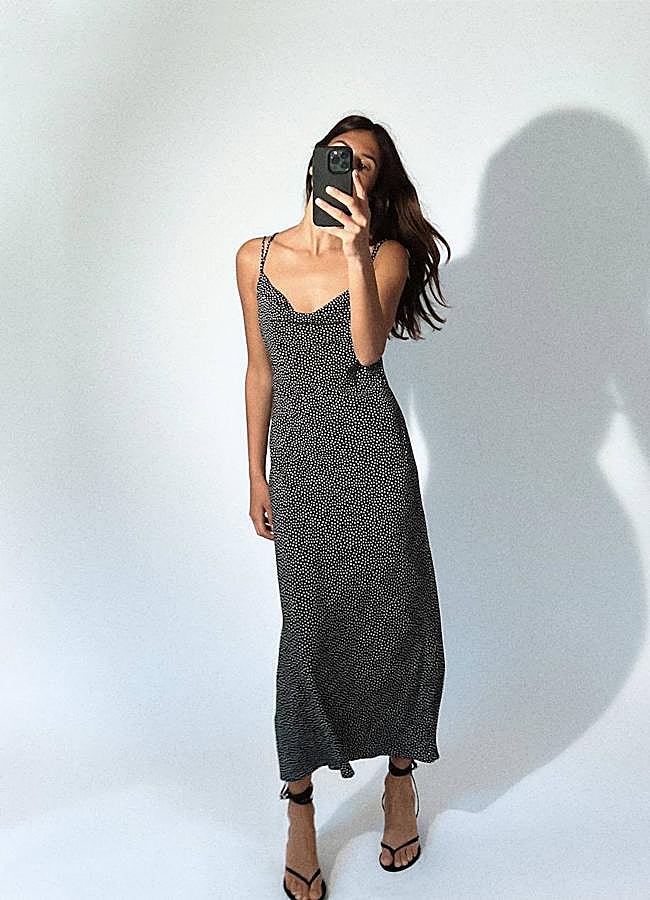 Imagen - Vestido con estampado de lunares