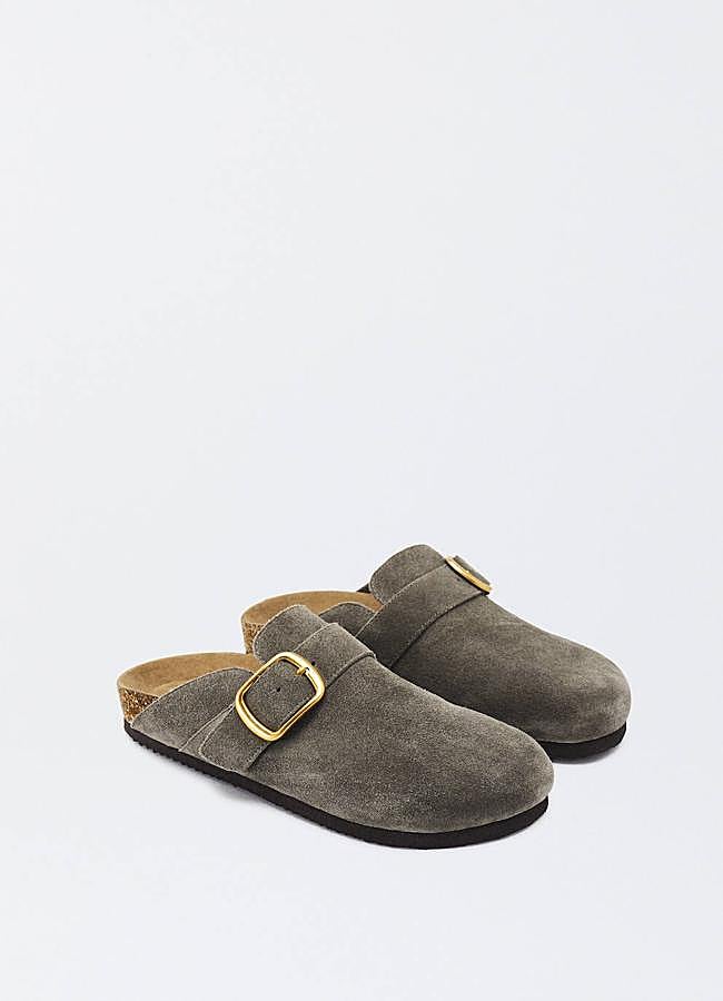 Imagen - Zuecos en piel de ante