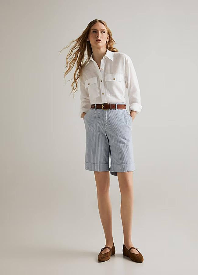 Imagen - Bermudas con estampado de rayas