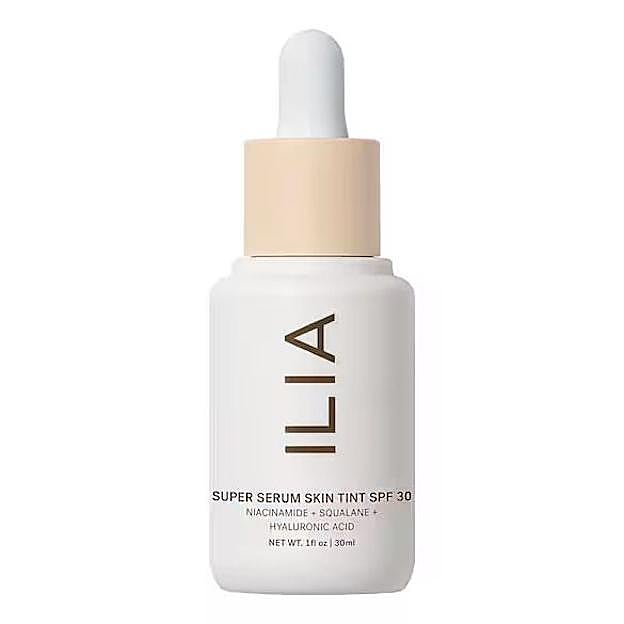 Super Serum Skin Tint SPF 30 de Ilia. Precio: 56,99 euros