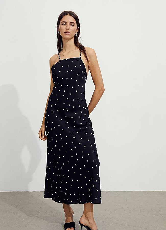 Imagen - Vestido midi con estampado de lunares
