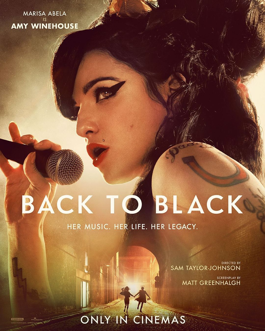 Cartel promocional del biopic Back to black.