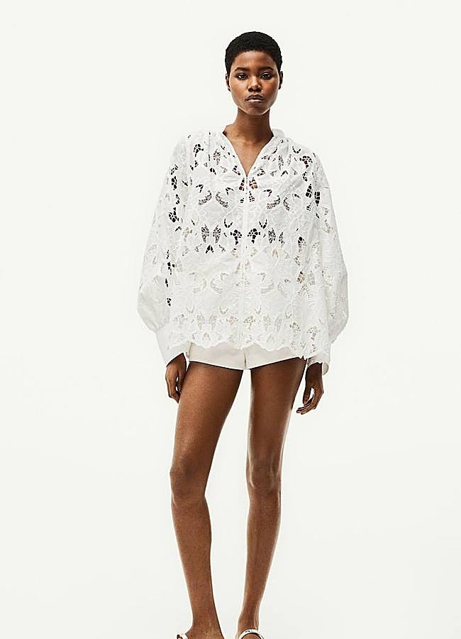 Imagen - Camisa blanca bordada