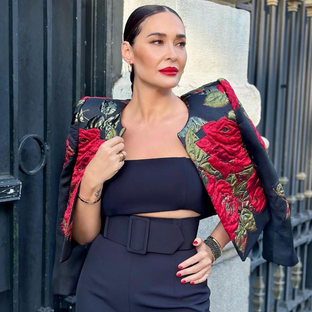 Vicky Martín Berrocal con un estilismo perfecto para la Feria de Abril