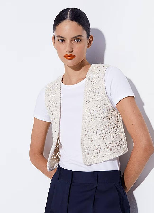 Imagen - Chaleco corto de macramé