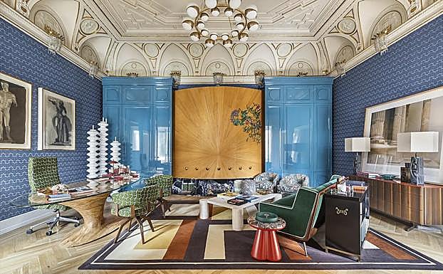 Gabinete Visconti, diseñado por Jean Porsche en el espacio de ITA