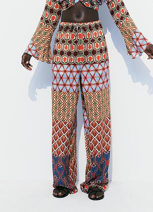 Imagen - Pantalones estampados fluidos