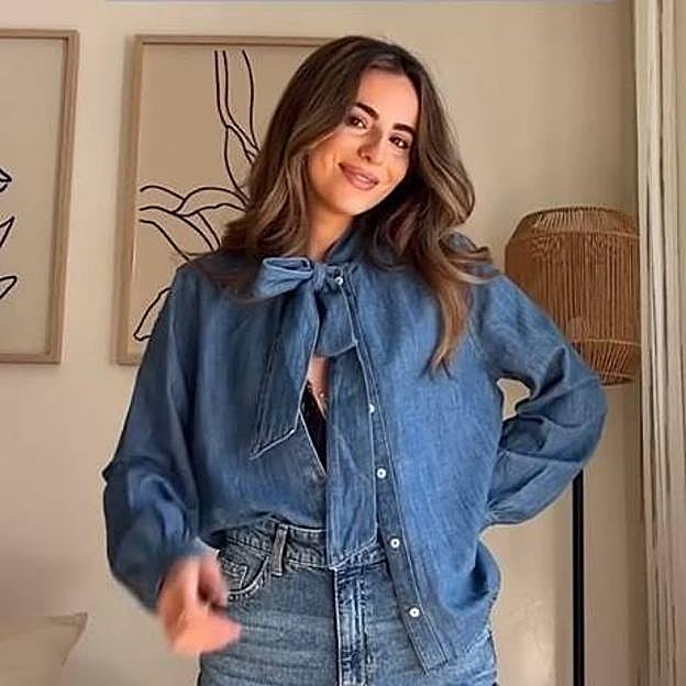 Blusas vaqueras con lazo, la nueva sensación en Instagram