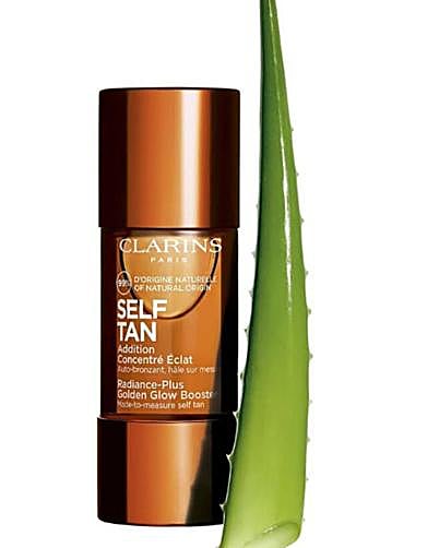 Autobronceador facial Addition Concentré Eclat de Clarins.