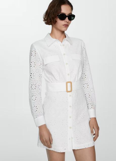 Imagen - Vestido blanco de Mango (45,99 euros)