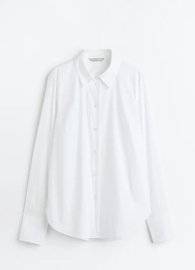 Imagen - Camisa blanca de H&M.