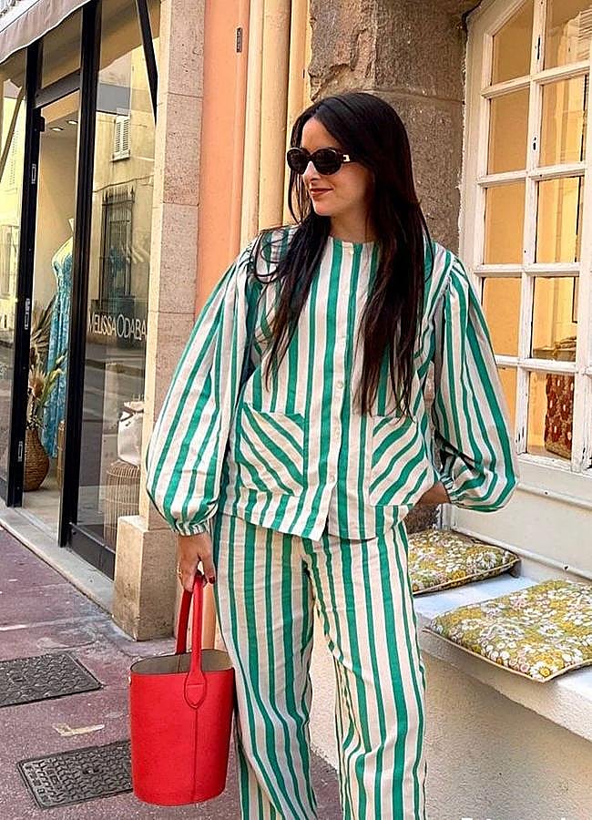 Imagen - Total look con estampado de rayas/@ritavon