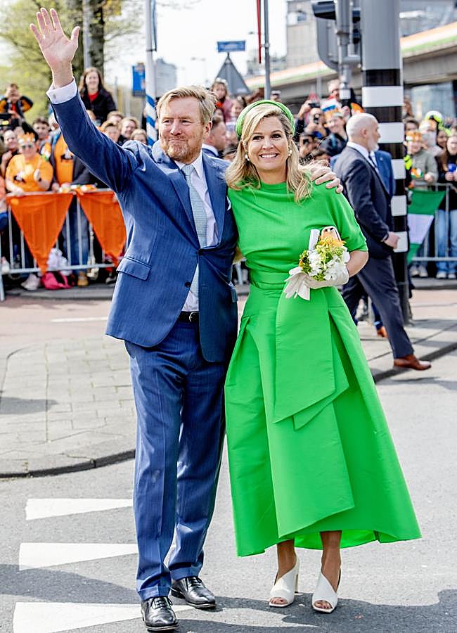 Imagen - Máxima y Guillermo de Holanda en el Día del rey de 2023