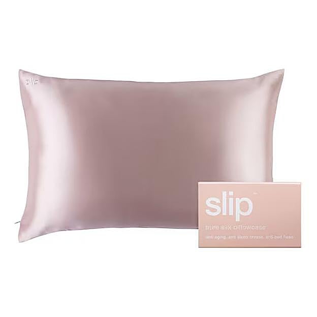 Funda de almohada de seda de Slip (97,99 euros).