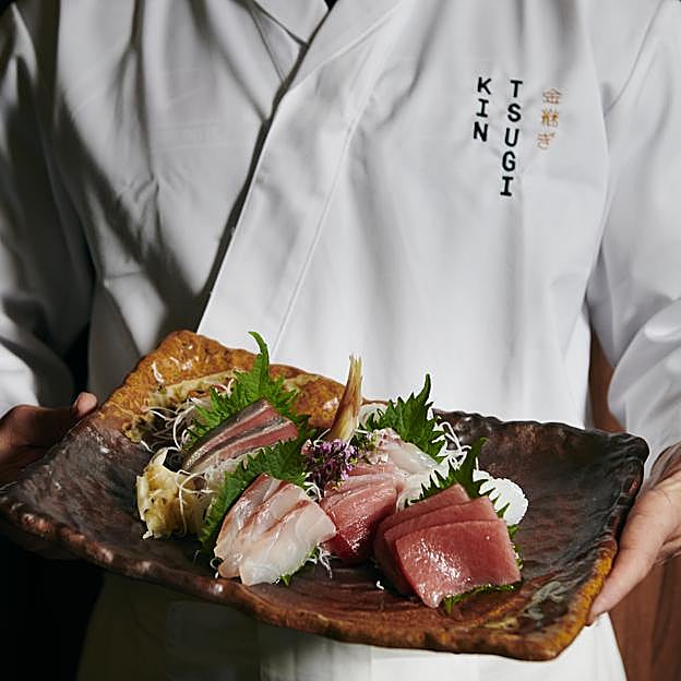 El sashimi del restaurante barcelonés Kintsugui.