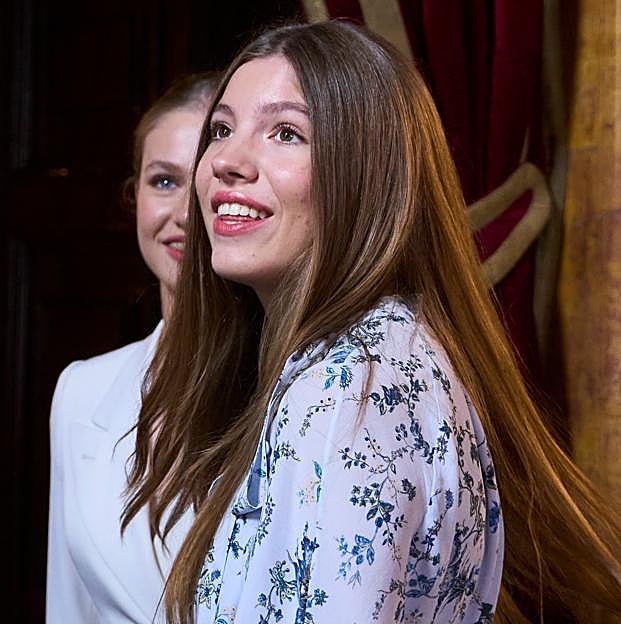 La infanta Sofía está a punto de cumplir 17 años. 