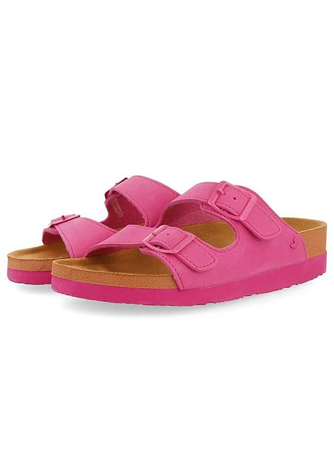 Imagen - Sandalias con hebillas en color rosa