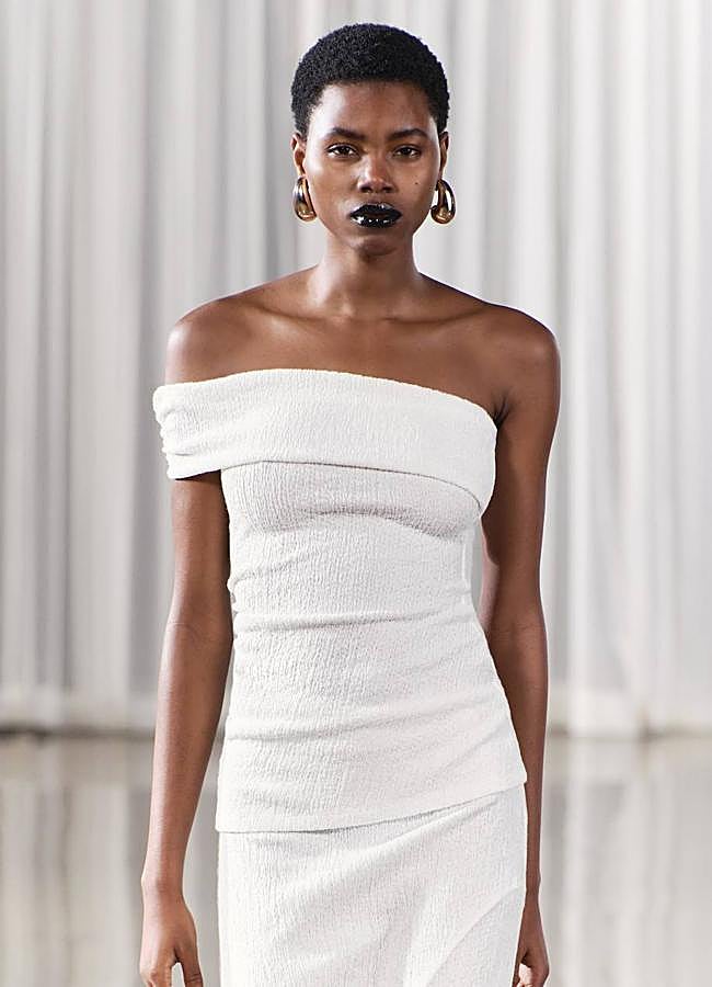 Imagen - Top texturizado con un hombro