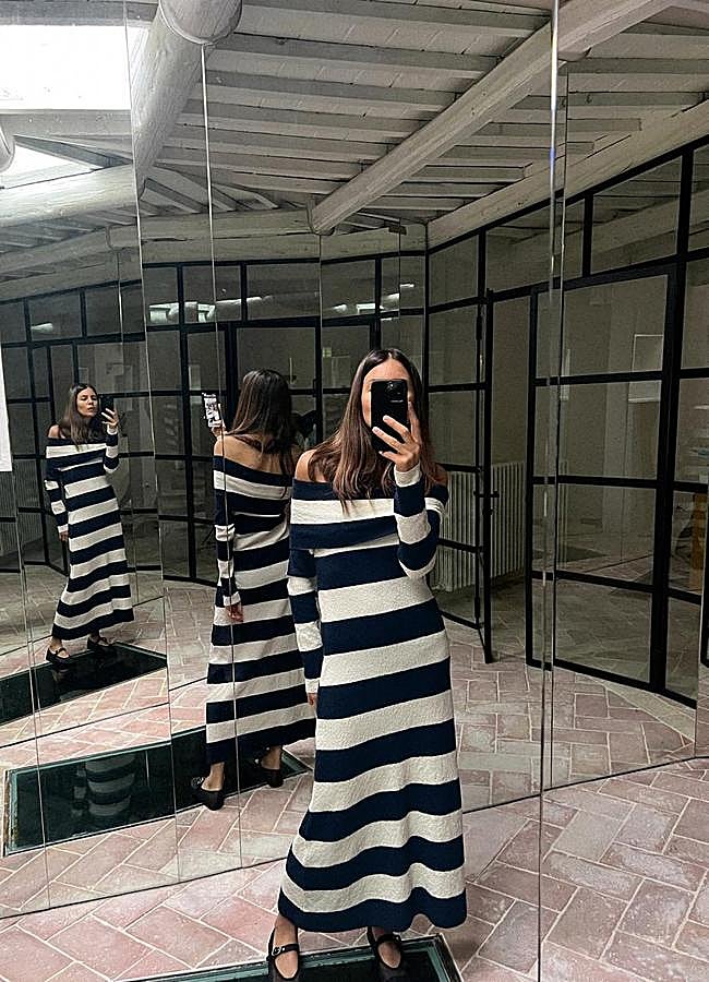 Imagen - Vestido con estampado de rayas de Zara (29,95 euros).