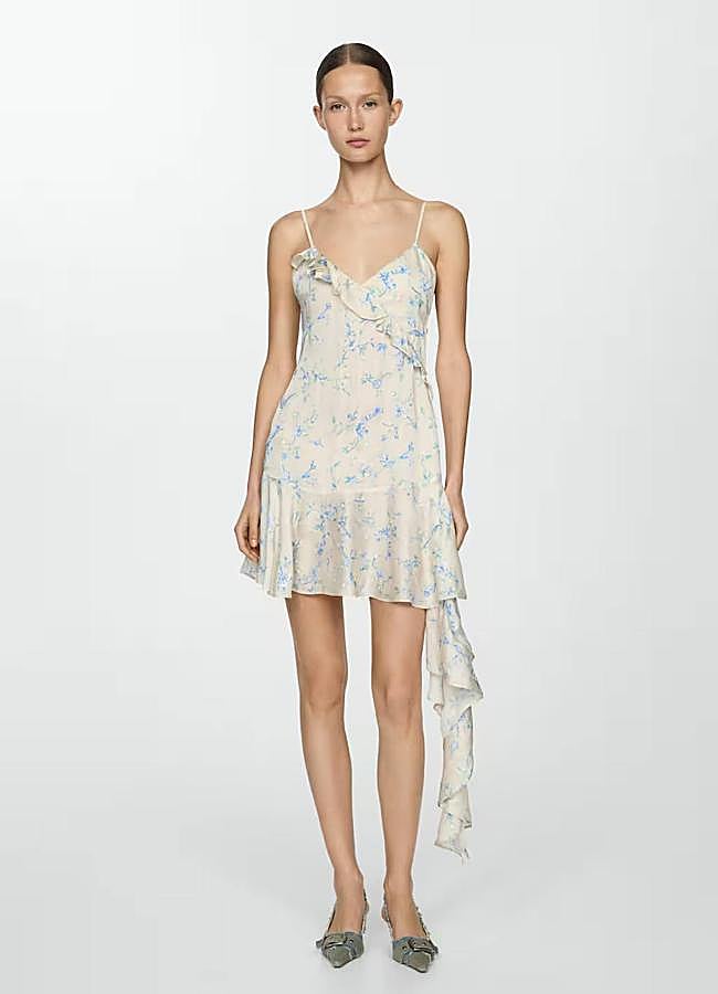 Imagen - Vestido de flores corto asimétrico