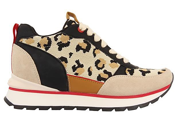 Las zapatillas de leopardo de Gioseppo.