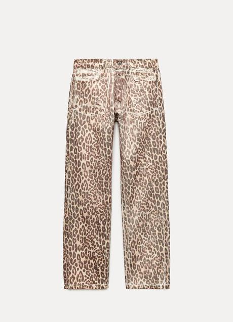 Imagen - Jeans con estampado de leopardo de Zara (49,99 euros)