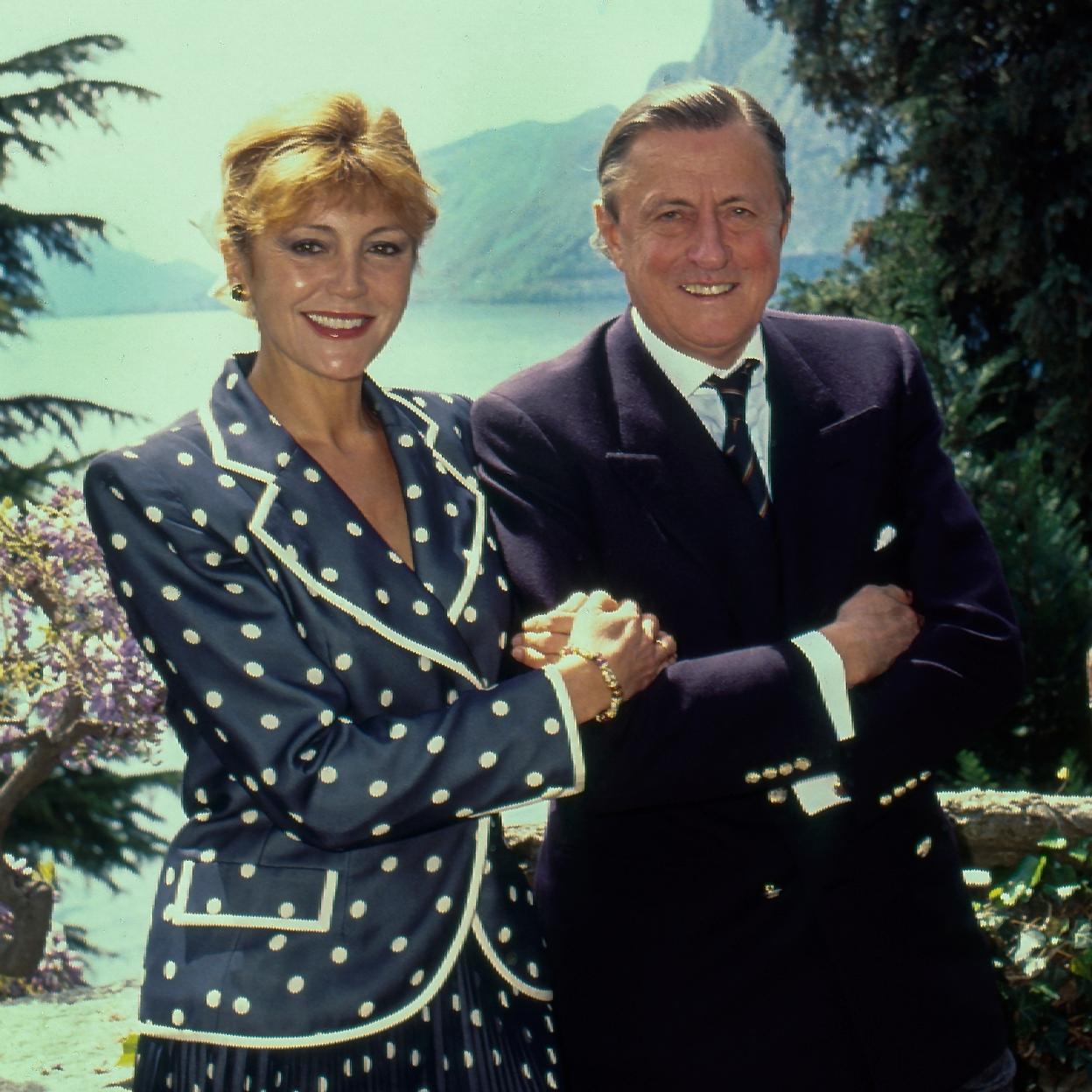 Tita Cervera y el barón Thyssen, en un momento muy feliz. 