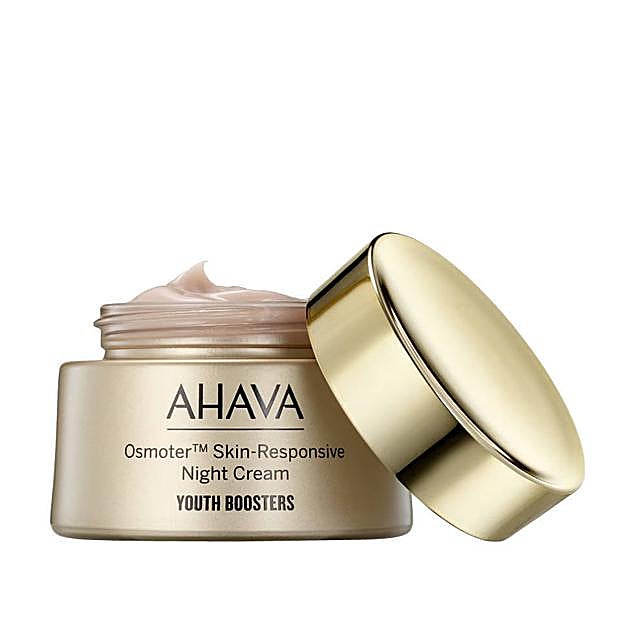 Osmoter Skin-Responsive Eye Night Cream de Ahava. Precio: 48 euros