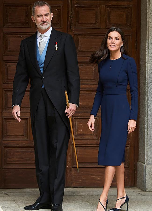 Imagen - La reina Letizia junto al rey Felipe en los Premios Cervantes 2019. (LIMITED PICTURES)