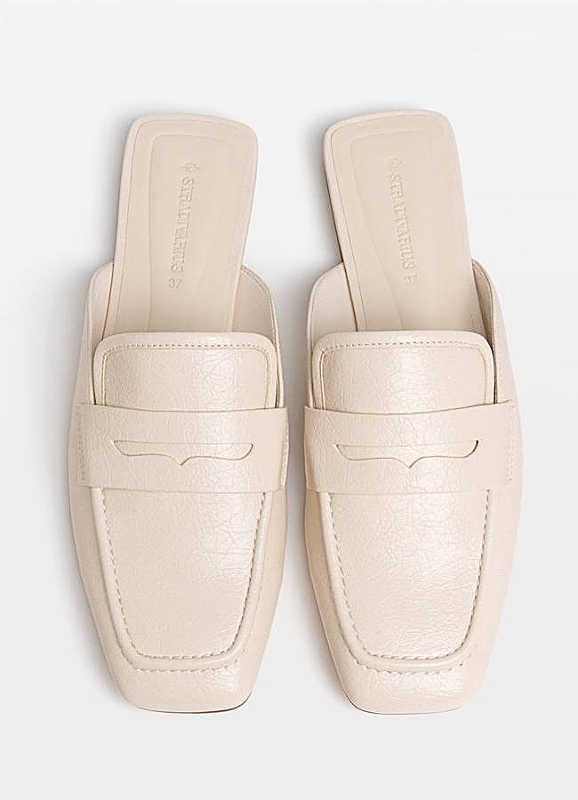 Imagen - Mocasines blancos tipo mules