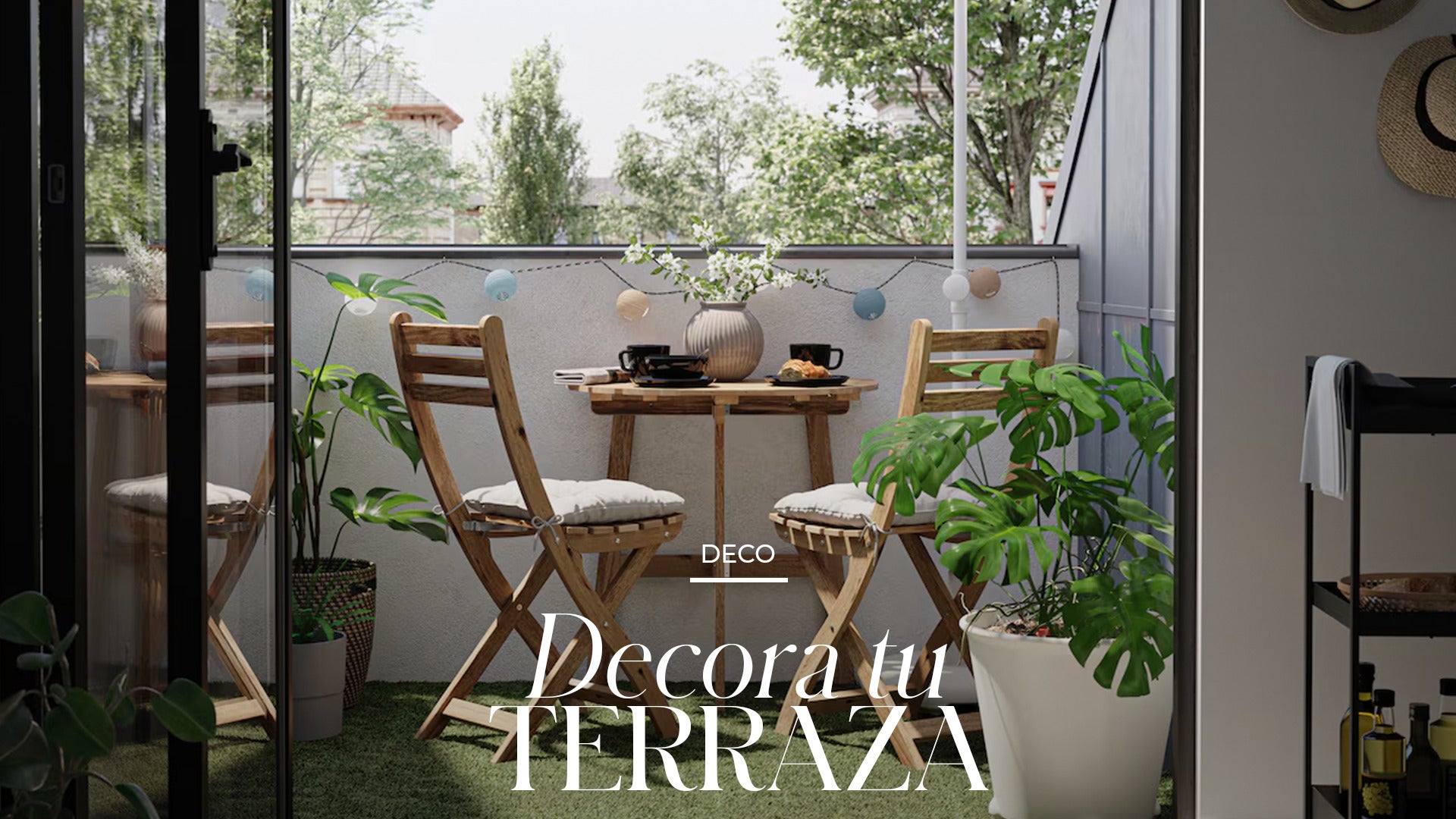 Trucos para decorar tu terraza pequeña