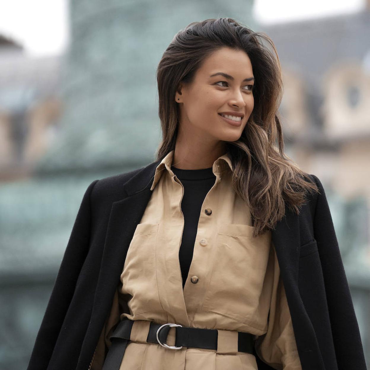 Modelo con pelo bonito