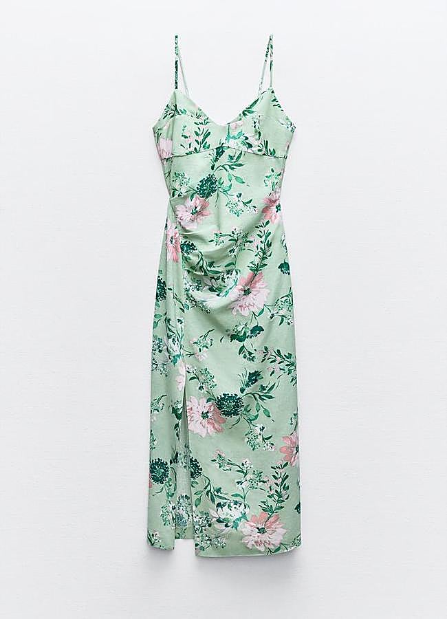 Imagen - Vestido midi con estampado floral de Zara (29,95€) 