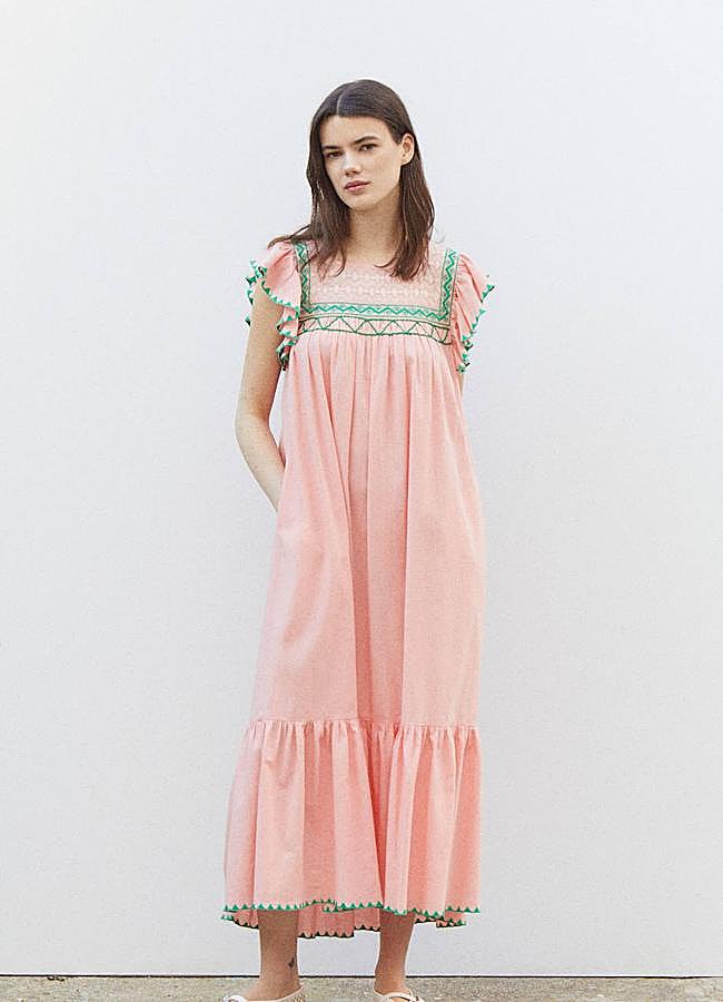 Imagen - Vestido midi con bordados