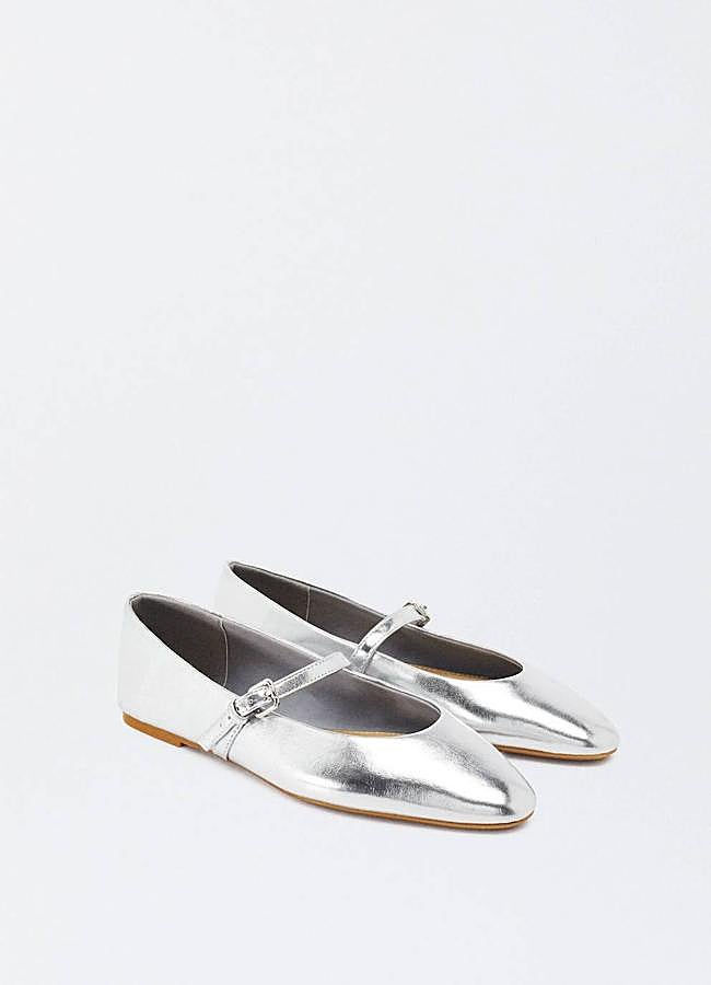 Imagen - Bailarinas metalizadas tipo merceditas