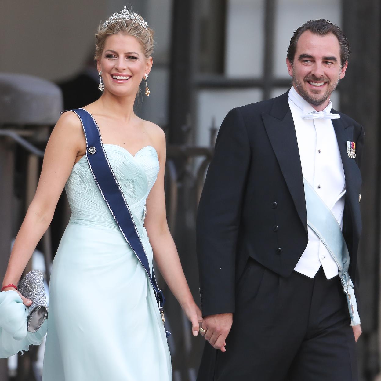 Tatiana de Grecia y el príncipe Nicolás. 