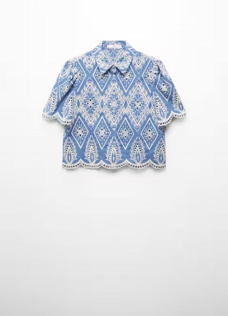 Imagen - Camisa con bordados de Mango (39,99 euros)