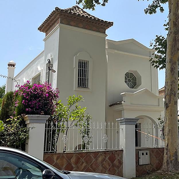 Fachada de la mansión de Eva Longoria en Marbella. 