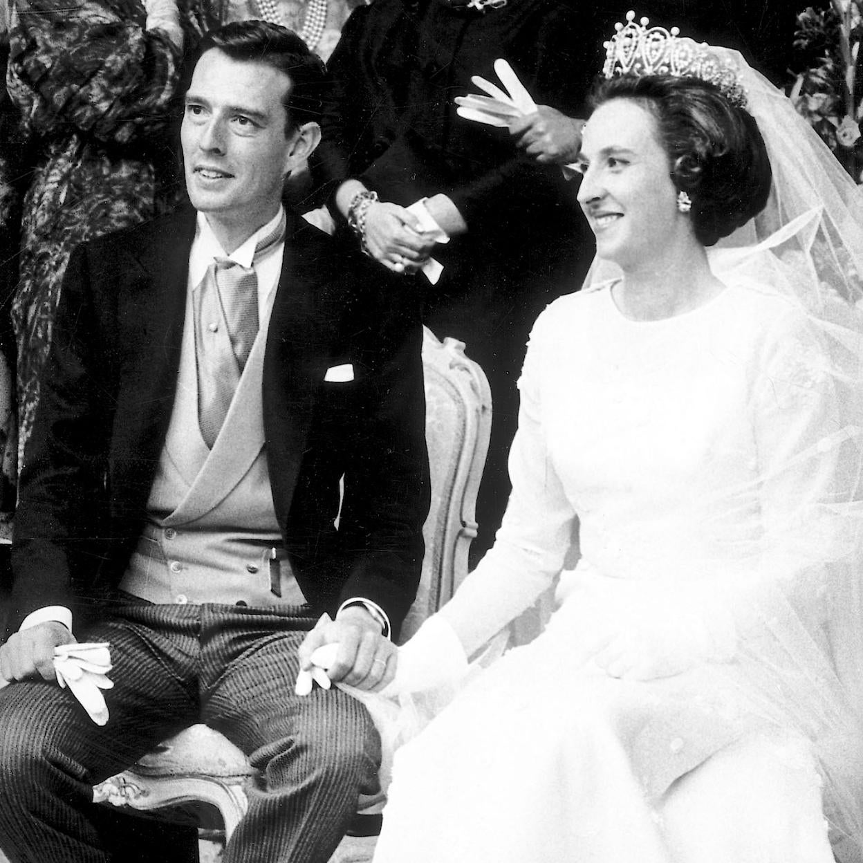Boda de Pilar de Borbón y Luis Gómez-Acebo y Duque de Estrada. 