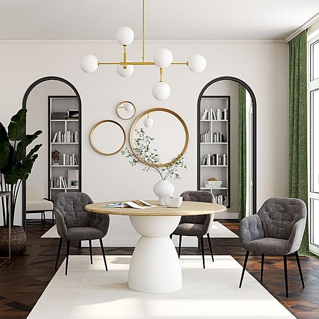 Cómo crear un salón-comedor cálido y acogedor con muebles de la nueva colección de Maisons du Monde